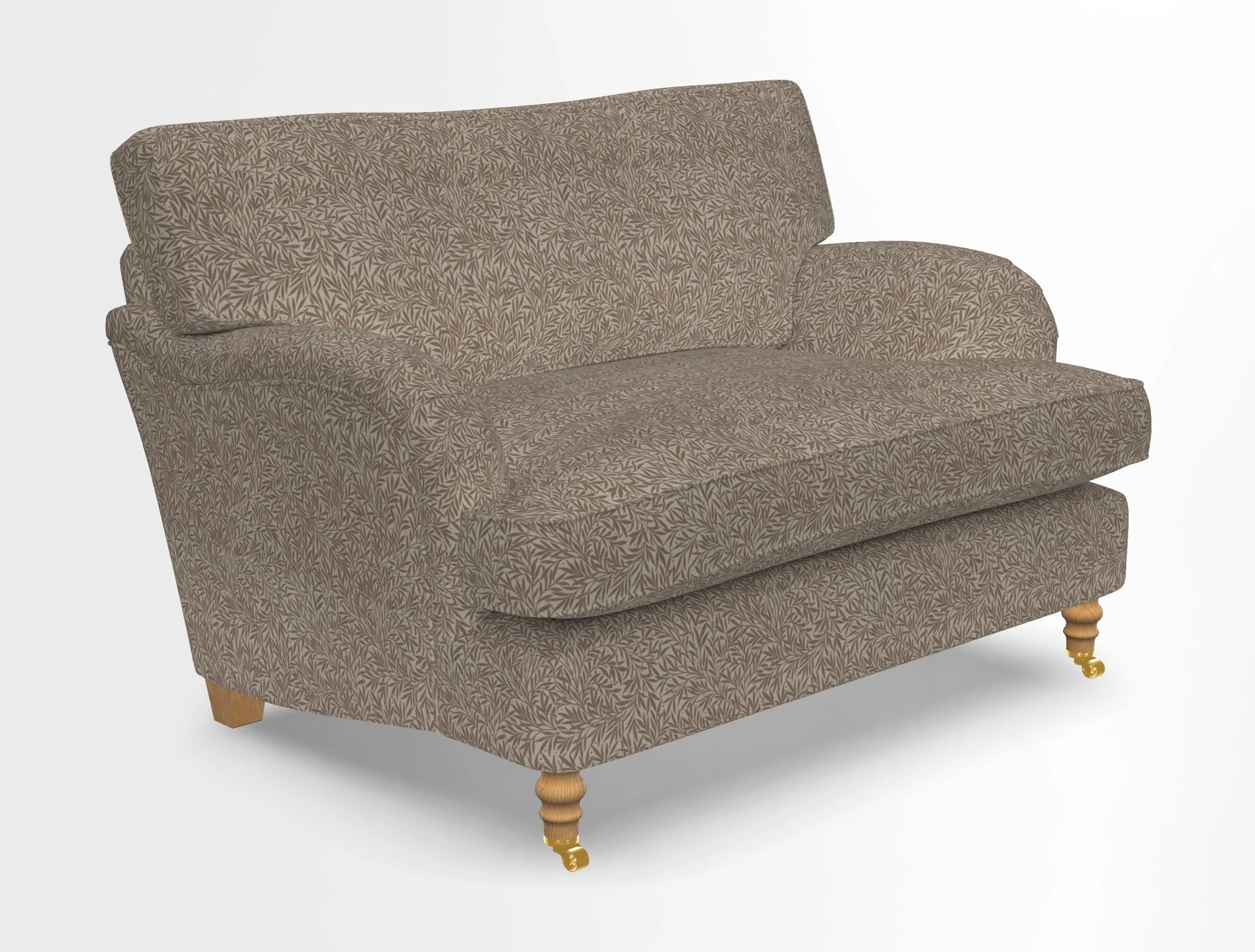 Alwinton snuggler in Lumino Velvet Wine