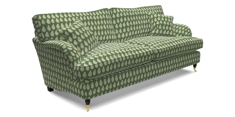 Alwinton 3 Seater Sofa in RHS Botanicals Plantae Japonicae Teal