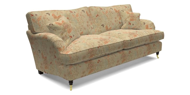 Alwinton 3 Seater Sofa in RHS Botanicals Plantae Japonicae Teal