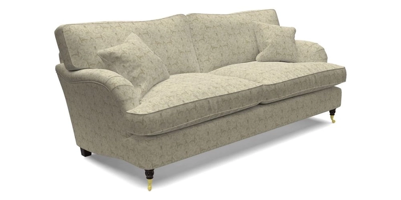 Alwinton 3 Seater Sofa in RHS Botanicals Plantae Japonicae Teal