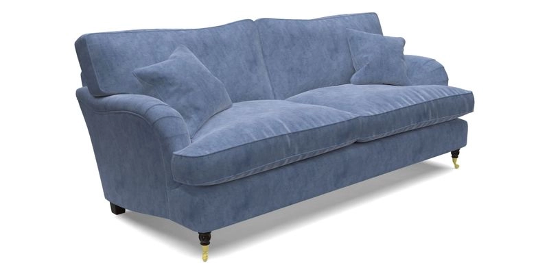 Alwinton 3 Seater Sofa in RHS Botanicals Plantae Japonicae Teal