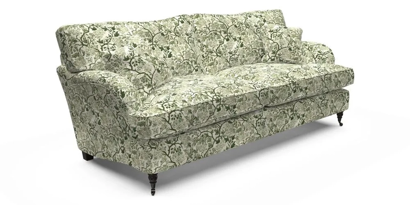 Alwinton 3 Seater Sofa in RHS Botanicals Plantae Japonicae Teal