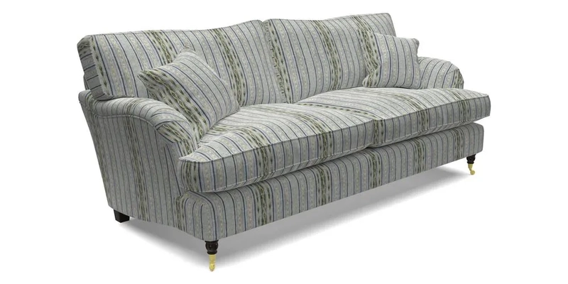 Alwinton 3 Seater Sofa in RHS Botanicals Plantae Japonicae Teal