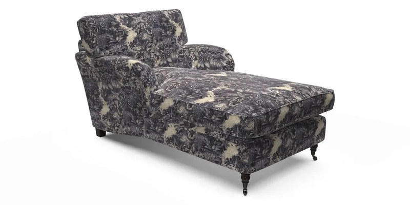 Alwinton Chaise Chair in Blendworth Tennyson Conch