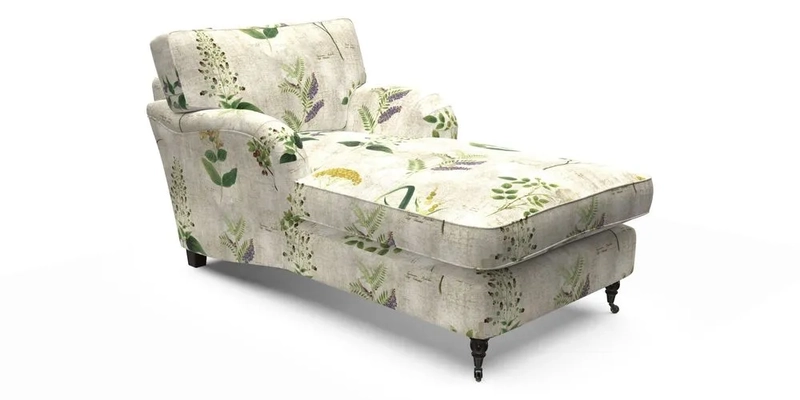Alwinton Chaise Chair in Blendworth Tennyson Conch