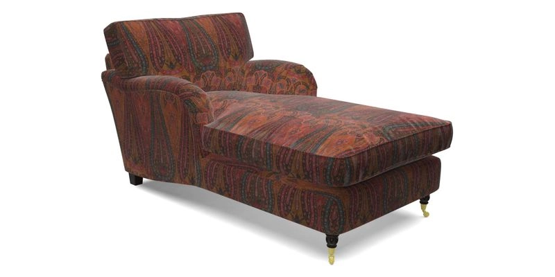 Alwinton Chaise Chair in Blendworth Tennyson Conch