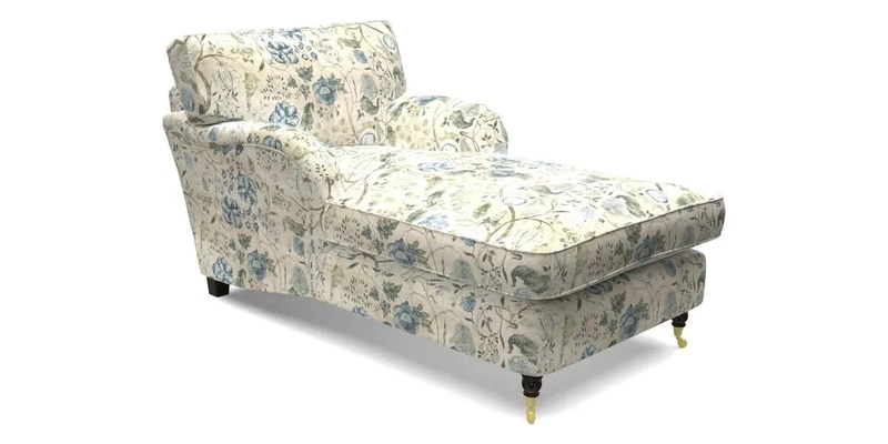 Alwinton Chaise Chair in Blendworth Tennyson Conch