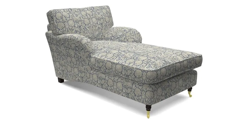 Alwinton Chaise Chair in Blendworth Tennyson Conch
