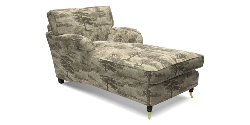 Alwinton chaise chair in Blendworth Tennyson Conch