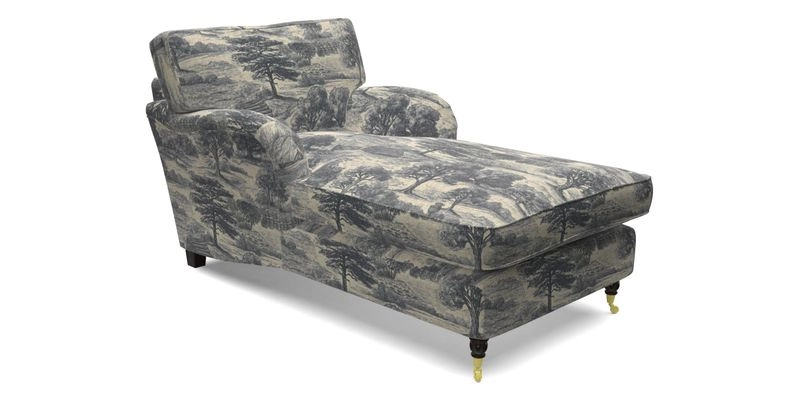 Alwinton chaise chair in Blendworth Tennyson Conch