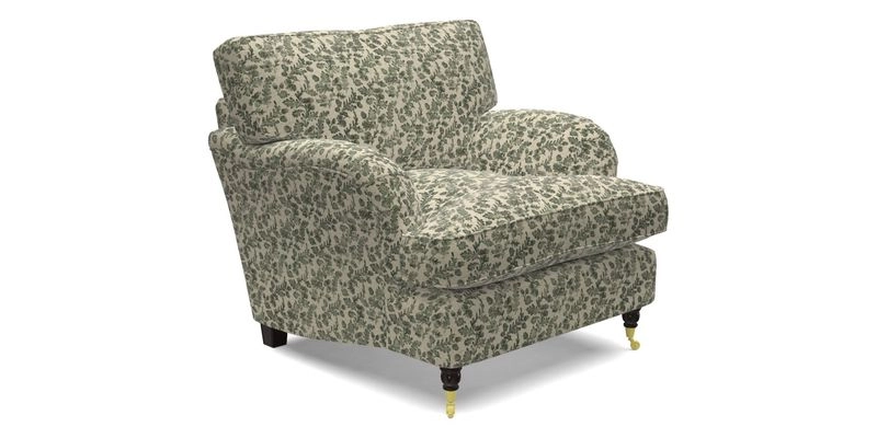 Alwinton chair in Linwood Tango Velvet Sapphire