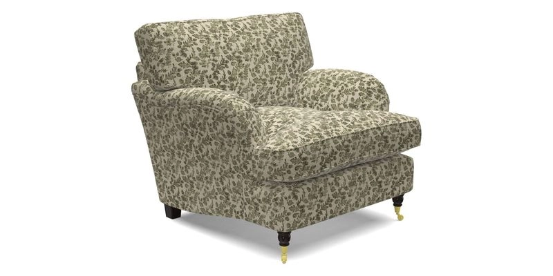 Alwinton chair in Linwood Tango Velvet Sapphire