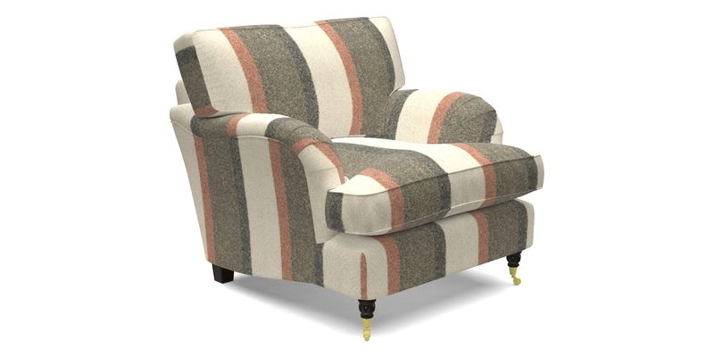 Alwinton Chair in Linwood Tango Velvet Sapphire