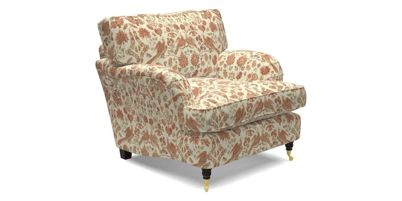 Alwinton Chair in Linwood Tango Velvet Sapphire