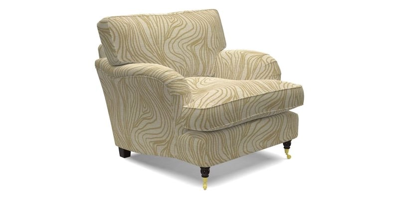 Alwinton chair in Linwood Tango Velvet Sapphire