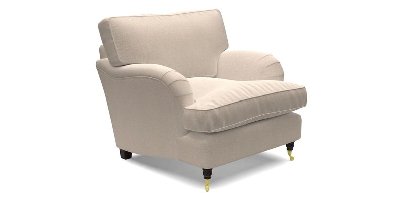 Alwinton Chair in Linwood Tango Velvet Sapphire