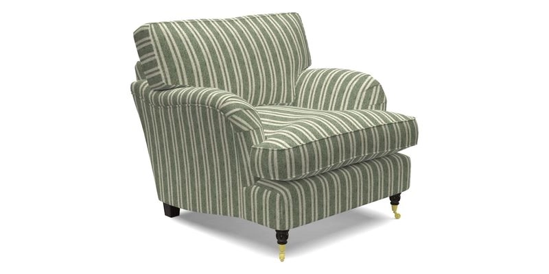 Alwinton Chair in Linwood Tango Velvet Sapphire