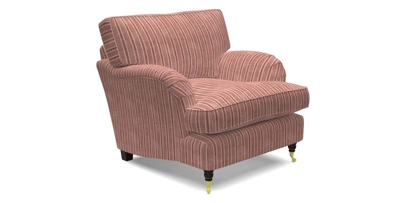 Alwinton Chair in Linwood Tango Velvet Sapphire