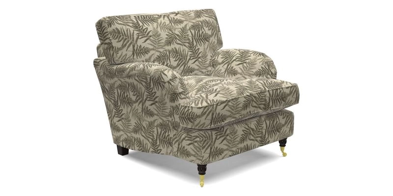 Alwinton chair in Linwood Tango Velvet Sapphire