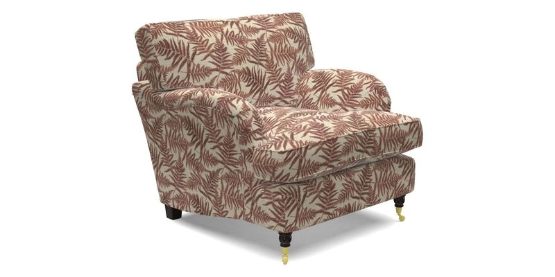 Alwinton chair in Linwood Tango Velvet Sapphire