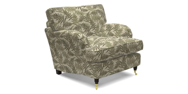 Alwinton chair in Linwood Tango Velvet Sapphire