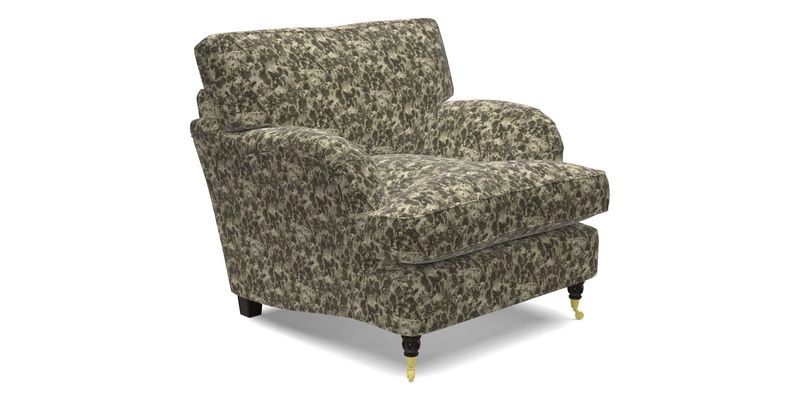 Alwinton chair in Linwood Tango Velvet Sapphire