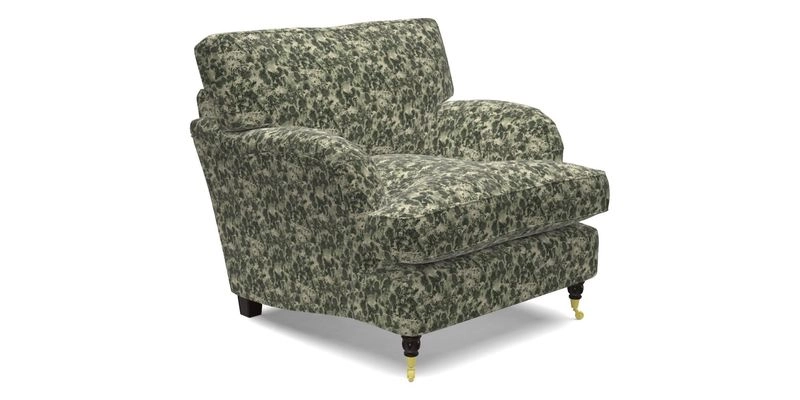 Alwinton chair in Linwood Tango Velvet Sapphire