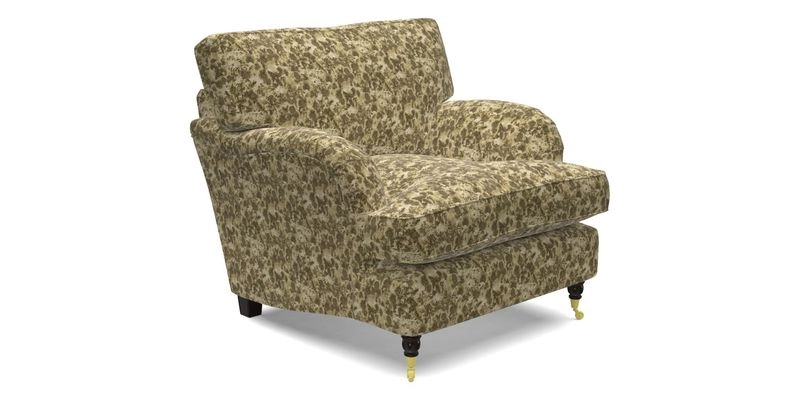 Alwinton chair in Linwood Tango Velvet Sapphire