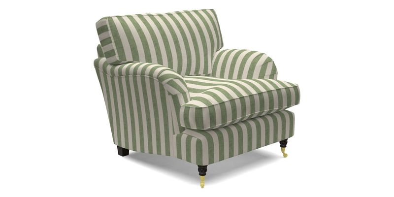 Alwinton Chair in Linwood Tango Velvet Sapphire