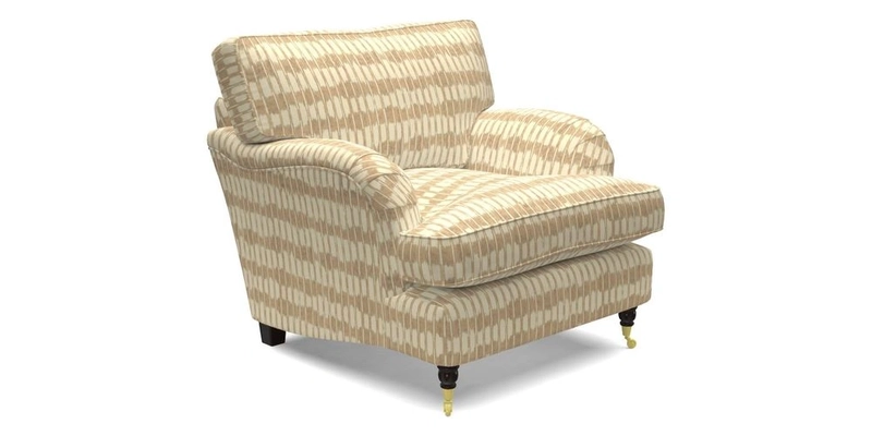 Alwinton Chair in Linwood Tango Velvet Sapphire