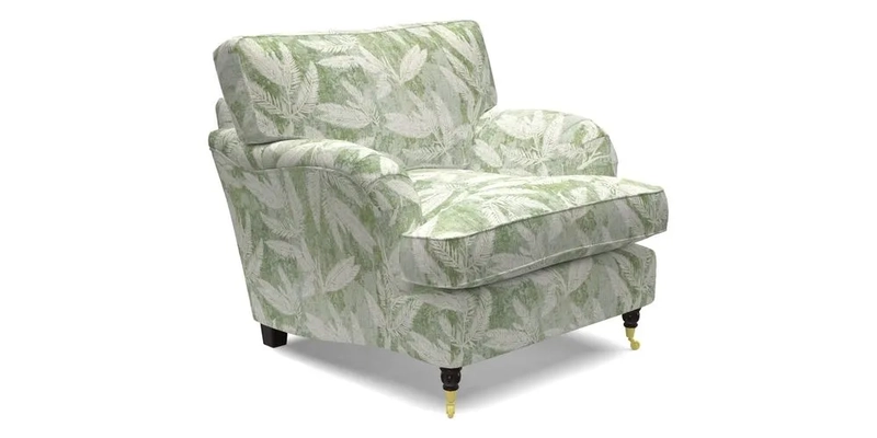 Alwinton Chair in Linwood Tango Velvet Sapphire