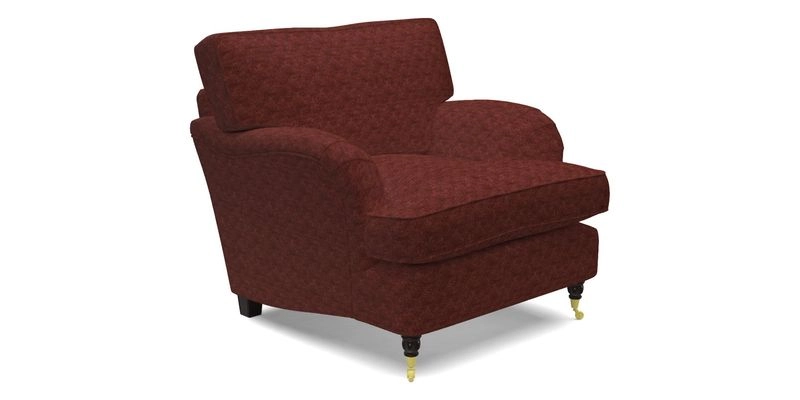 Alwinton Chair in Linwood Tango Velvet Sapphire