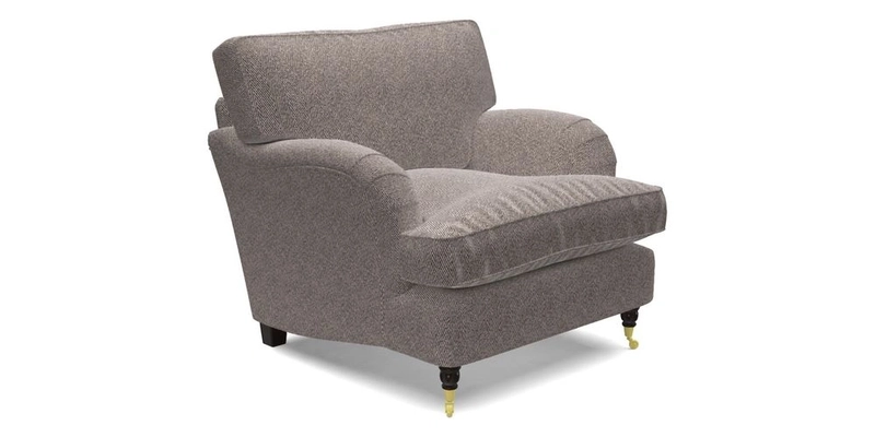 Alwinton Chair in Linwood Tango Velvet Sapphire