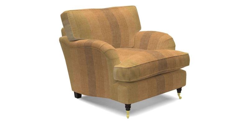 Alwinton Chair in Linwood Tango Velvet Sapphire