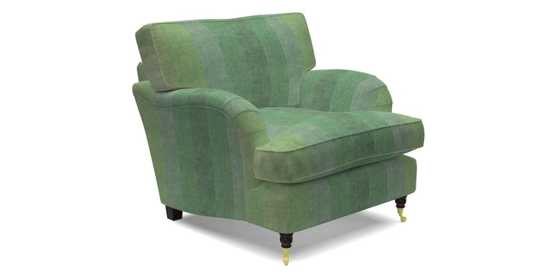 Alwinton Chair in Linwood Tango Velvet Sapphire
