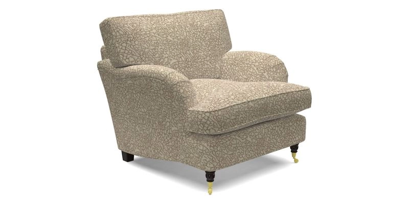Alwinton chair in Linwood Tango Velvet Sapphire