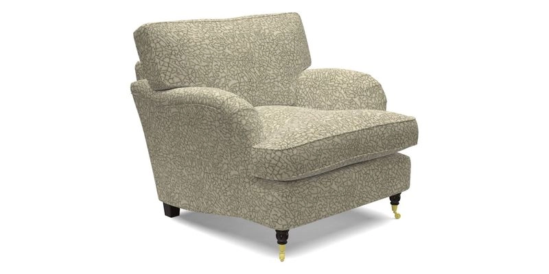 Alwinton chair in Linwood Tango Velvet Sapphire