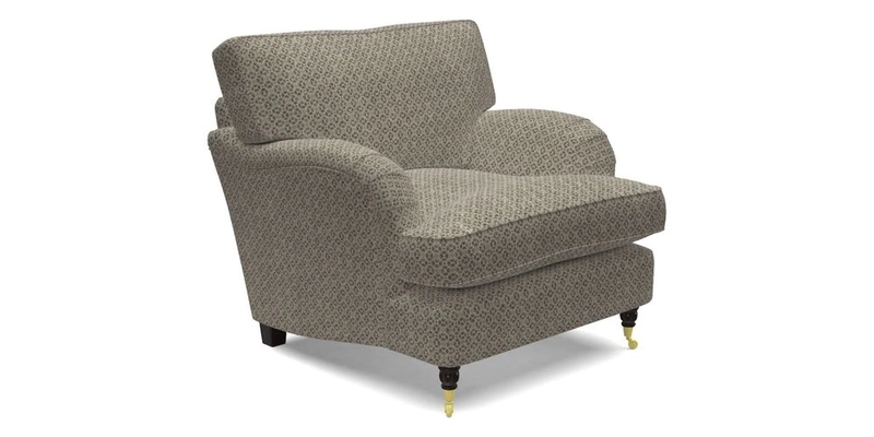 Alwinton Chair in Linwood Tango Velvet Sapphire