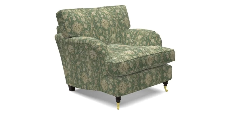 Alwinton Chair in Linwood Tango Velvet Sapphire