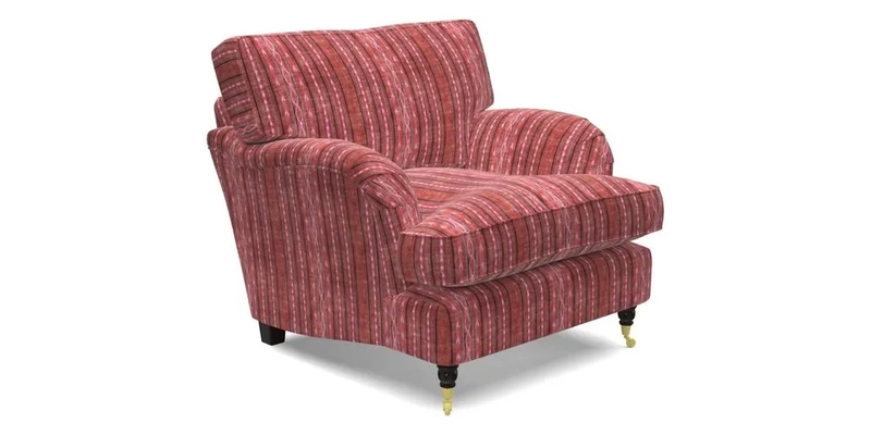Alwinton Chair in Linwood Tango Velvet Sapphire