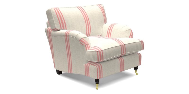 Alwinton Chair in Linwood Tango Velvet Sapphire