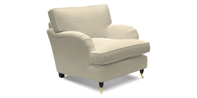 Alwinton chair in Linwood Tango Velvet Sapphire