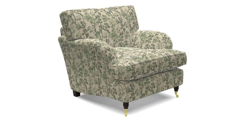 Alwinton chair in Linwood Tango Velvet Sapphire