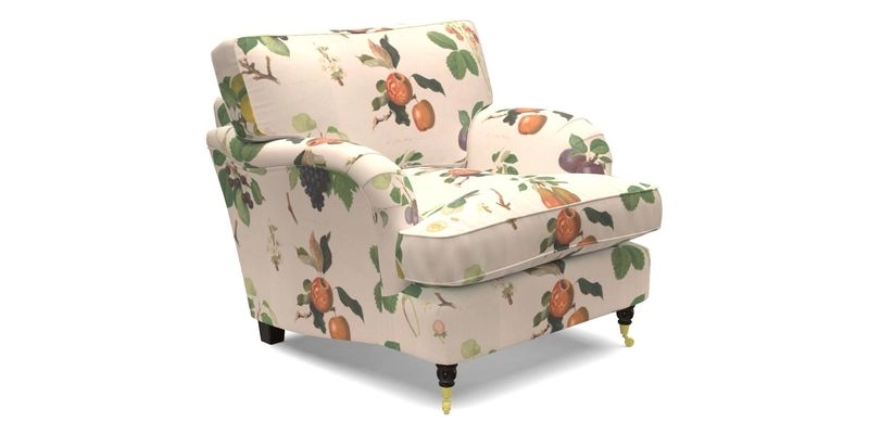 Alwinton Chair in Linwood Tango Velvet Sapphire