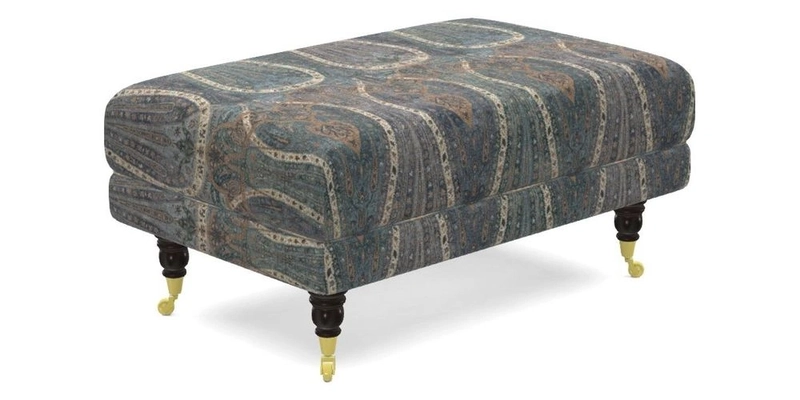 Alwinton Footstool in Osborne & Little Palazzo Pellestrina