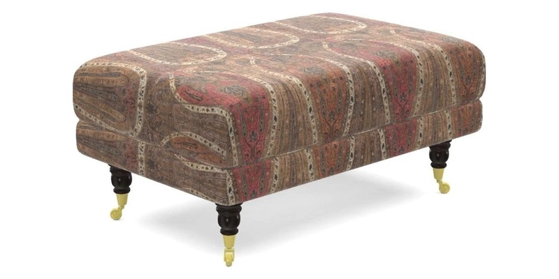Alwinton Footstool in Osborne & Little Palazzo Pellestrina