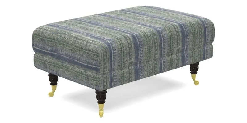Alwinton Footstool in Osborne & Little Palazzo Pellestrina