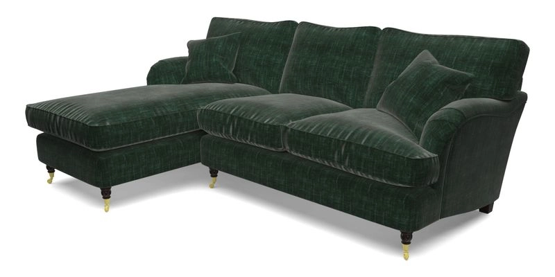 Alwinton LHF Chaise in Floral Linen Lela Mystery