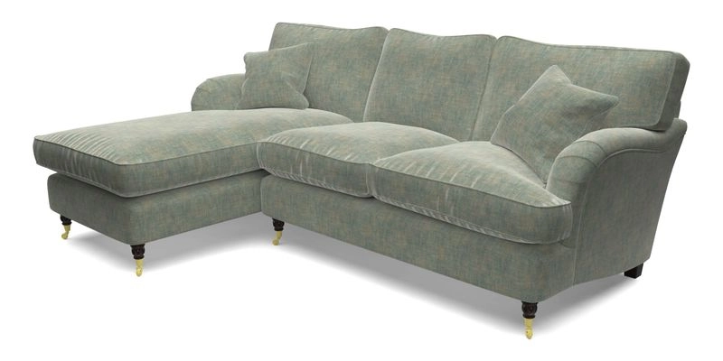 Alwinton LHF Chaise in Floral Linen Lela Mystery