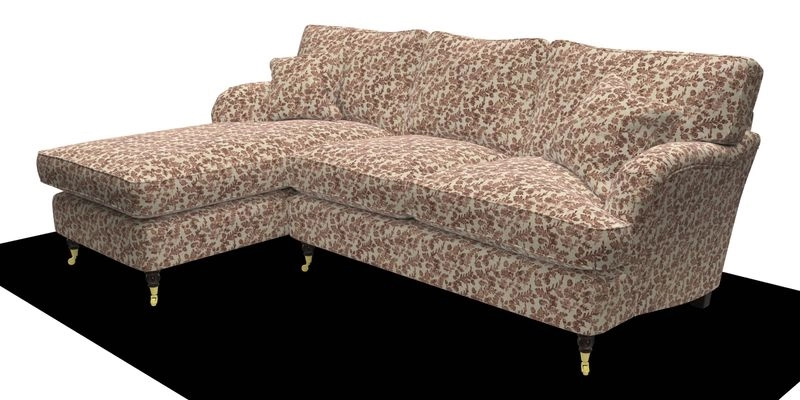 Alwinton chaise LHF in Floral Linen Lela Mystery